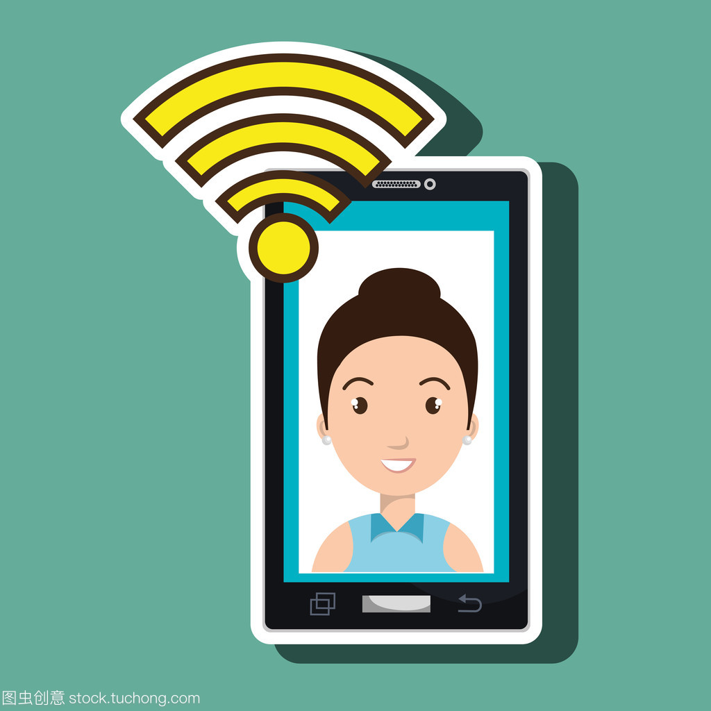 智能手机 wifi 上网女人在线