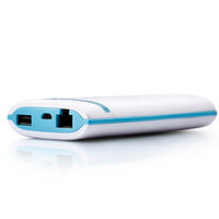 德赛 DM1商旅路由器 随身wifi路由器+7800毫安移动电源!上网充电同步 浅蓝色