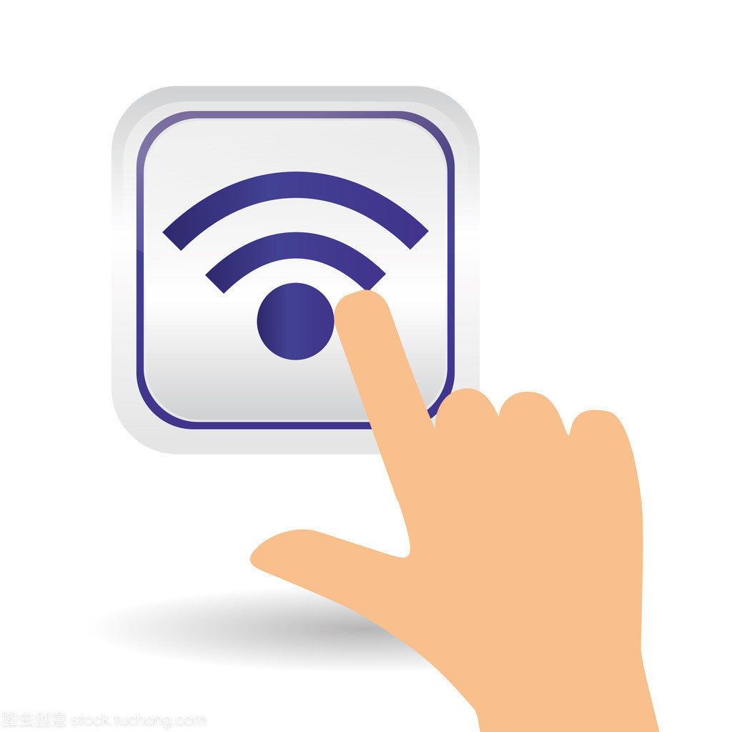 无线网络图标设计与矢量图应用 连接世界的视觉符号